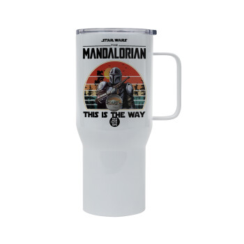 Mandalorian, Mega Stainless steel Tumbler with lid, double wall 750L