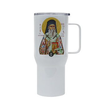 Saint Nektarios, Mega Stainless steel Tumbler with lid, double wall 750L