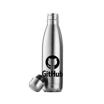 GitHub, Inox (Stainless steel) double-walled metal mug, 500ml