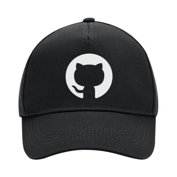 GitHub, Adult Ultimate Hat BLACK, (100% COTTON DRILL, ADULT, UNISEX, ONE SIZE)