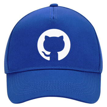 GitHub, Ultimate Adult Hat BLUE, (100% COTTON DRILL, ADULT, UNISEX, ONE SIZE)