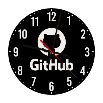 GitHub, Ρολόι τοίχου ξύλινο (30cm)