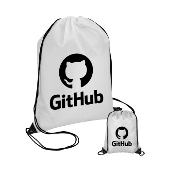 GitHub, Pouch bag with black cords (1 piece)