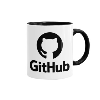 GitHub, Mug colored black, ceramic, 330ml