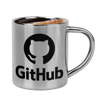 GitHub, Double-wall metal cup for espresso (220ml)