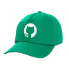 Children's Baseball Cap, 100% Cotton Twill, Green (COTTON, CHILDREN'S, UNISEX, ONE SIZE)