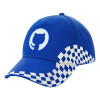 Adult Ultimate BLUE RACING Cap, (100% COTTON DRILL, ADULT, UNISEX, ONE SIZE)