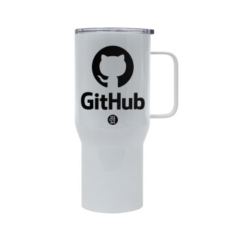 GitHub, Mega Stainless steel Tumbler with lid, double wall 750L