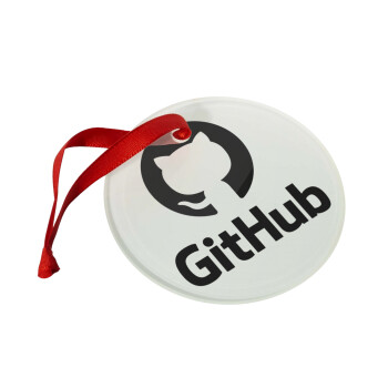 GitHub, Χριστουγεννιάτικο στολίδι γυάλινο 9cm