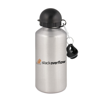 StackOverflow, Metallic water jug, Silver, aluminum 500ml