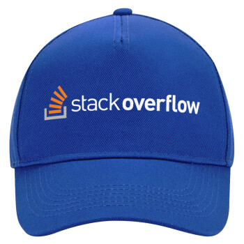 StackOverflow, Ultimate Adult Hat BLUE, (100% COTTON DRILL, ADULT, UNISEX, ONE SIZE)