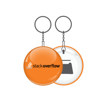 StackOverflow, Μπρελόκ μεταλλικό 5cm με ανοιχτήρι