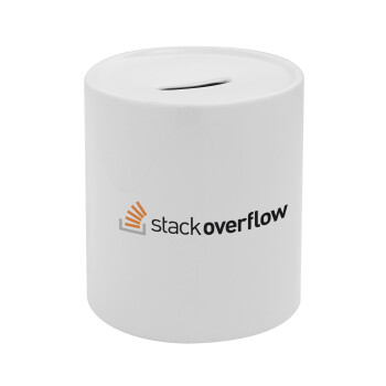 StackOverflow, Κουμπαράς πορσελάνης με τάπα