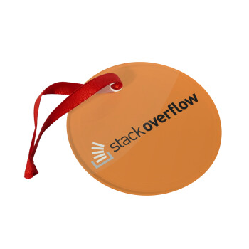 StackOverflow, Christmas ornament glass 9cm