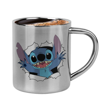 Stitch hello!!!, Κουπάκι μεταλλικό διπλού τοιχώματος για espresso (220ml)