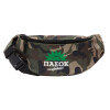 Unisex waist bag (banana) in Jungle camouflage color with 2 pockets