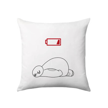 Baymax battery low, Sofa cushion 40x40cm includes filling