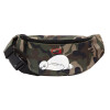 Unisex waist bag (banana) in Jungle camouflage color with 2 pockets