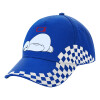 Adult Ultimate BLUE RACING Cap, (100% COTTON DRILL, ADULT, UNISEX, ONE SIZE)