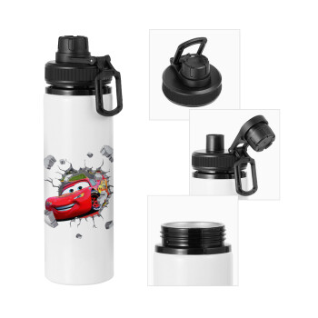 Brick McQueen, Metal water bottle with safety cap, aluminum 850ml