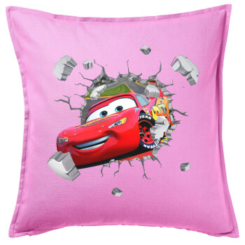 Brick McQueen, Sofa cushion Pink 50x50cm includes filling