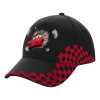 Adult Cap RACING Ultimate Black/Red, (100% COTTON DRILL, ADULT, UNISEX, ONE SIZE)