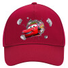 Adult Ultimate Hat RED, (100% COTTON DRILL, ADULT, UNISEX, ONE SIZE)