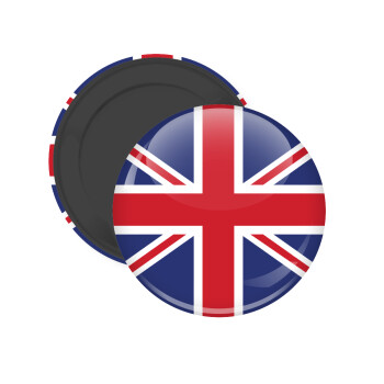 UK Flag, Μαγνητάκι ψυγείου στρογγυλό διάστασης 5cm