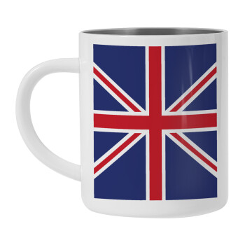 UK Flag, Mug Stainless steel double wall 450ml