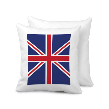 UK Flag, Sofa cushion 40x40cm includes filling