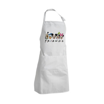 Friends characters, Adult Chef Apron (with sliders and 2 pockets)
