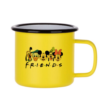Friends characters, Κούπα Μεταλλική εμαγιέ ΜΑΤ Κίτρινη 360ml