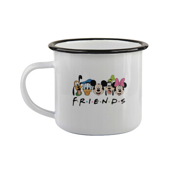 Friends characters, Κούπα εμαγιέ με μαύρο χείλος 360ml