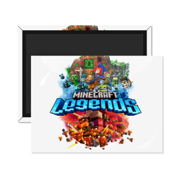 Minecraft legends, Ορθογώνιο μαγνητάκι ψυγείου διάστασης 9x6cm