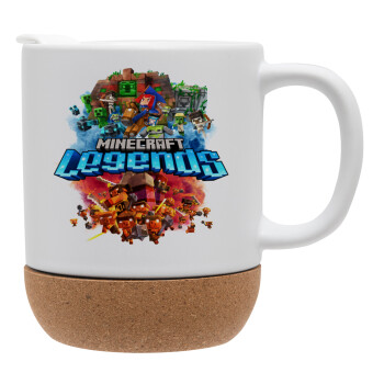 Minecraft legends, Ceramic coffee mug Cork (MAT), 330ml (1pcs)