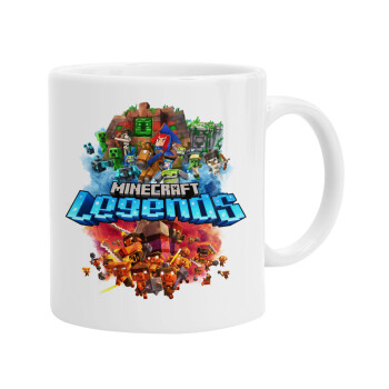Minecraft legends, Ceramic coffee mug, 330ml (1pcs)