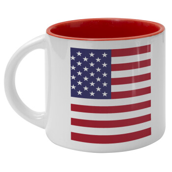 USA Flag, Κούπα κεραμική 400ml