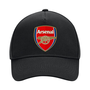 Arsenal, Adult Ultimate Hat BLACK, (100% COTTON DRILL, ADULT, UNISEX, ONE SIZE)