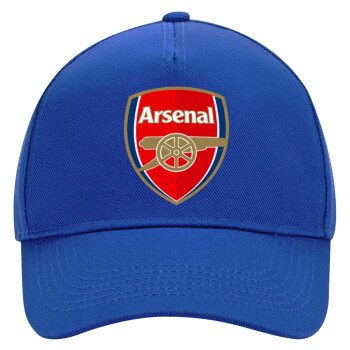 Arsenal, Ultimate Adult Hat BLUE, (100% COTTON DRILL, ADULT, UNISEX, ONE SIZE)