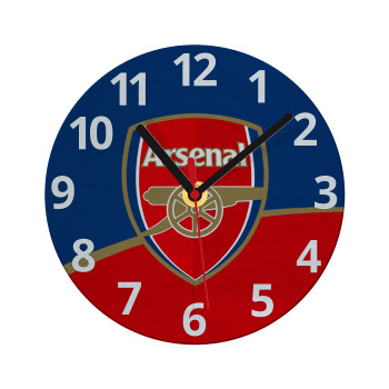 Arsenal, Ρολόι τοίχου γυάλινο (20cm)