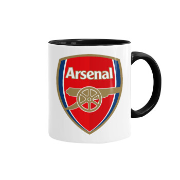Arsenal, Mug colored black, ceramic, 330ml