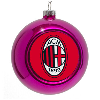 ACM, Purple Christmas tree ornament bauble 8cm