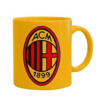 ACM, Ceramic coffee mug yellow, 330ml