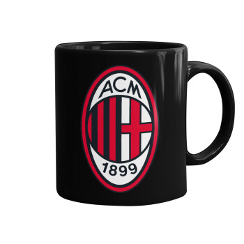 ACM, Mug black, ceramic, 330ml
