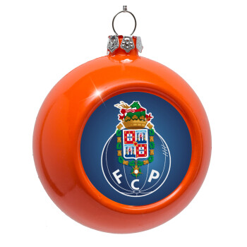 FCP, Orange Christmas tree ornament bauble 8cm