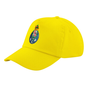 FCP, Child's Baseball Cap, 100% Cotton Twill, Yellow (COTTON, CHILD, UNISEX, ONE SIZE)