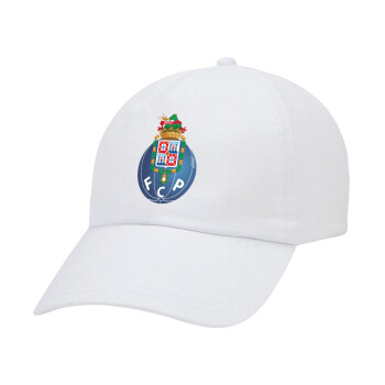 FCP, Adult Baseball Cap White 5-panel (POLYESTER, ADULT, UNISEX, ONE SIZE)