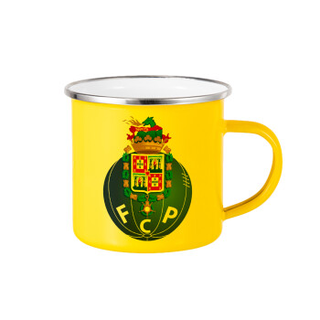 FCP, Yellow Enamel Metallic Cup 360ml