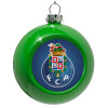 Green Christmas tree ornament bauble 8cm