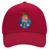 Adult Ultimate Hat RED, (100% COTTON DRILL, ADULT, UNISEX, ONE SIZE)